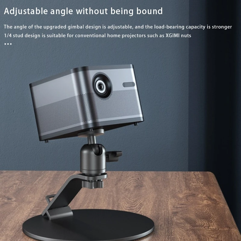 

KX4A Projector Stand Multi-functional Desktop Holder Racks 1/4 Screw Adjustable Height Compatible with-Xiaomi XGIMI-H2/H1/Z6X