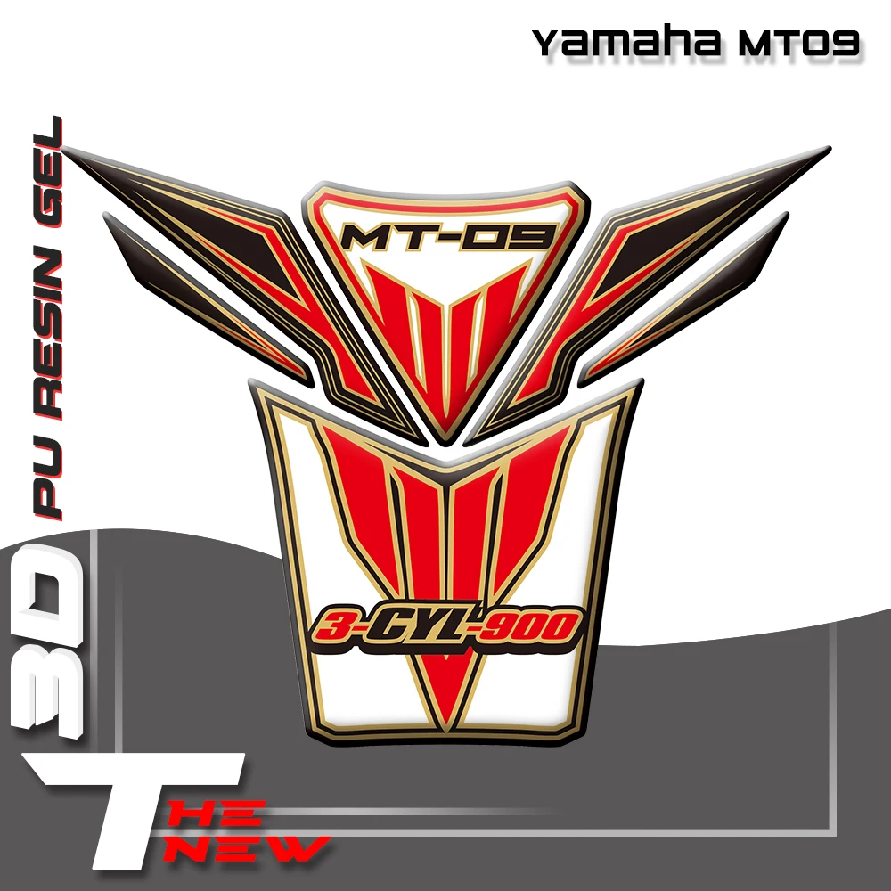 Мотоцикл 3D эмблема Танк Pad Защита Наклейка Protector для Yamaha MT09 2013 2014 2015 MT-09 |
