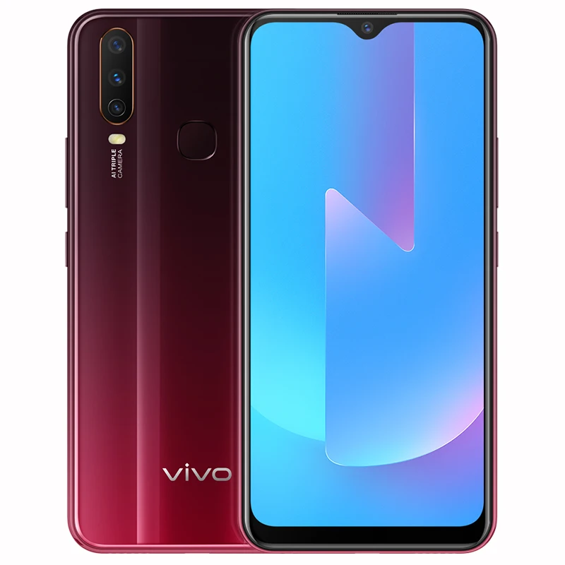 Смартфон Vivo U3X 4G LTE Android 9 0 4 Гб + 64 ГБ Snapdragon 665 6 35 дюйма HD камеры 18 Вт быстрая зарядка