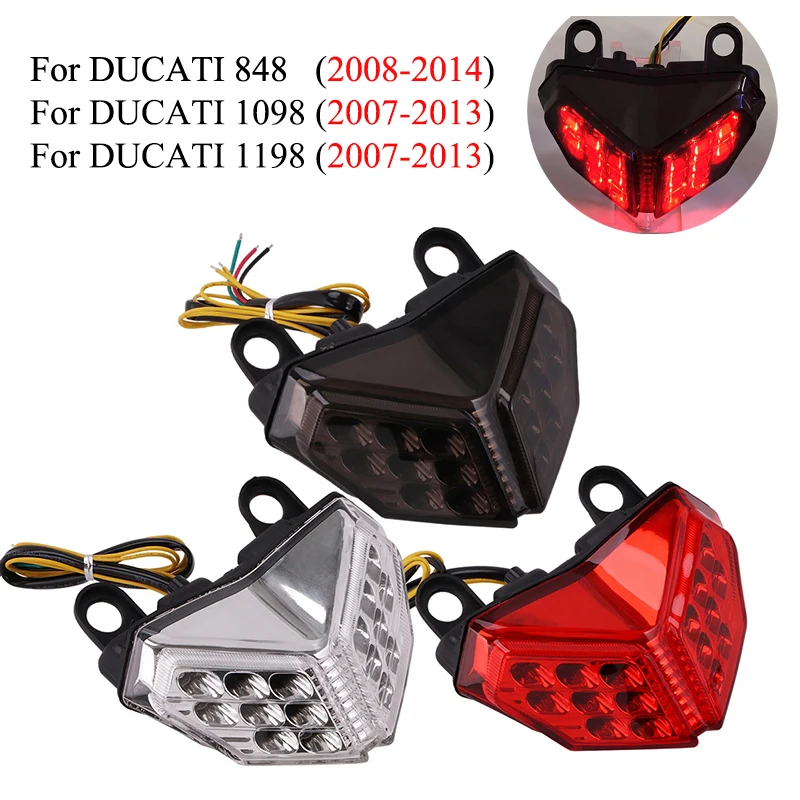 Светодиодный стоп сигнал поворота для мотоцикла Ducati 848 08 12 10 1198 1198R 1198S 2009 2010 2011 1098