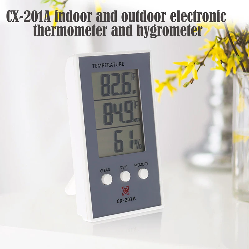 Digital Thermometer Hygrometer Indoor Outdoor Temperature Humidity Meter Display Weather Station Monitor Gauge Hot | Инструменты