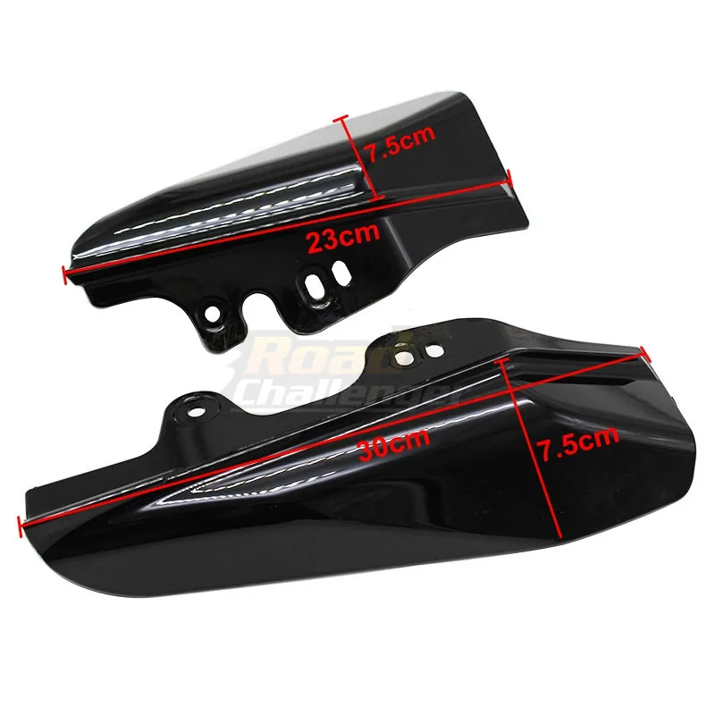 

Motorcycle Under Seat Engine Mid-Frame Air Deflectors For Harley Touring Road King Electra Street Glide FLHR FLTR 2001-2008
