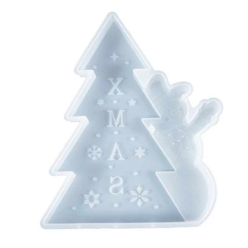 1 PCS Christmas Tree Silicone Mold DIY Jewelry Making Tool Moulds UV Epoxy Resin Decorative Craft |