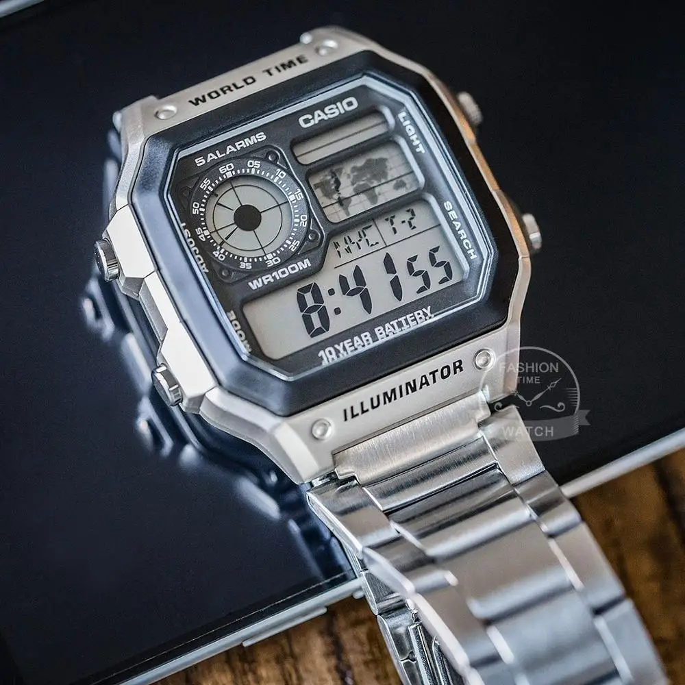 Часы Casio Взрыв часы мужские лучшие марки класса люкс LED военные цифровые часы спортивные Водонепроницаемые часы кварцевые мужские часы relogio masculino reloj hombre erkek kol saati montre homme zegarek meski AE1200