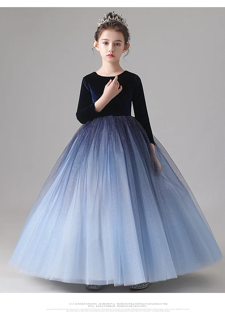 Girls Wedding Kids Dresses For Girl Party Flower Dress Teenage Lace Princess Summer Gown Children Bridesmaid Vestidos | Детская одежда