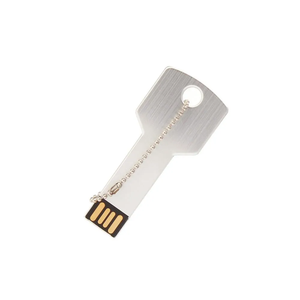 

Metal Key USB Flash Drive 64GB Real Capacity Pendrive 32GB U Disk 2.0 128GB 16GB 8GB 4GB Pen Drive Memoria Usb Free Custom Logo