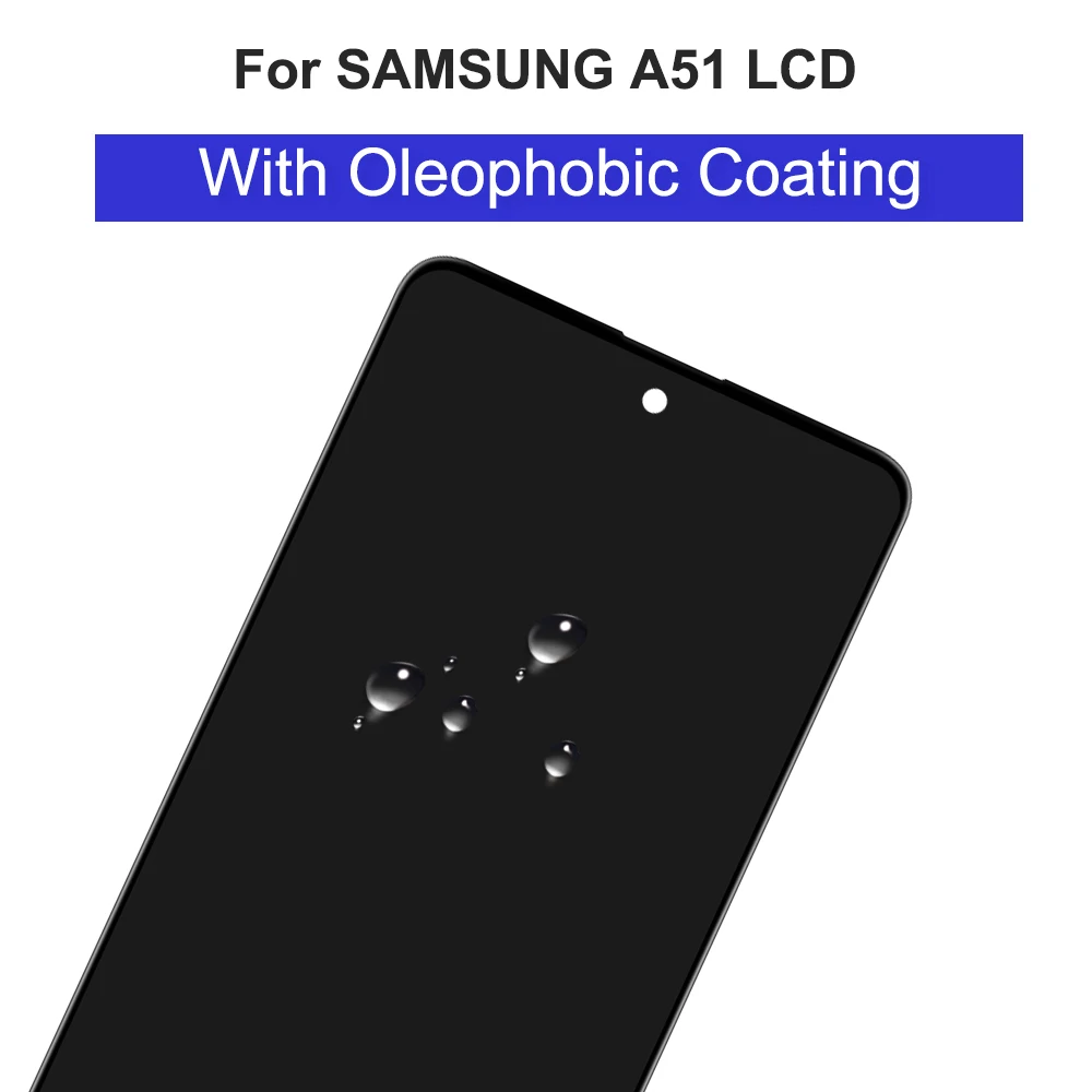 TFT 6.5'' LCD For Samsung Galaxy A51 LCD Display Touch Screen Digitizer Assembly Replacement For Galaxy A51 A515 A515F Display enlarge
