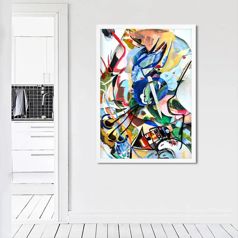 Холст Художественная печать постер художник Wassily Kandinsky геометрический