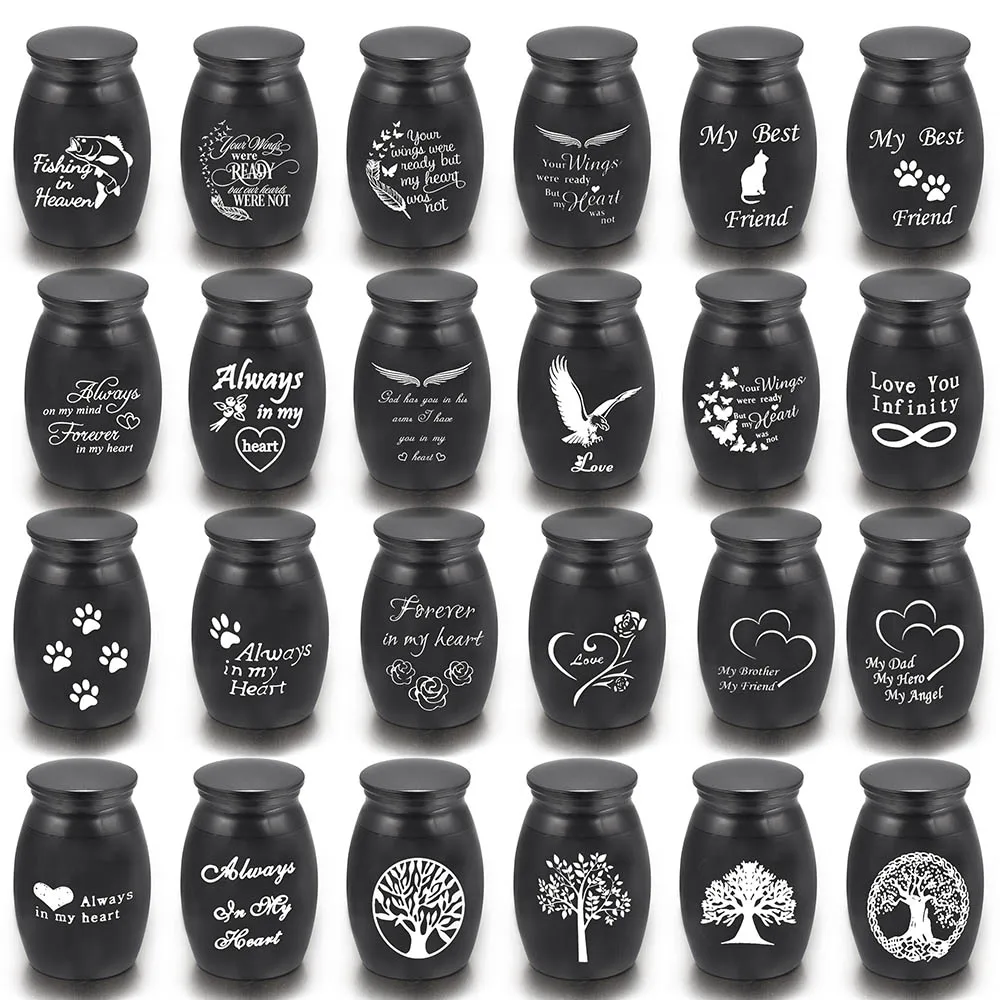 16x25 мм металлический Paw Древо Жизни всегда в моем сердечко Кремация Урны