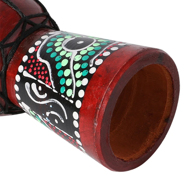 4-дюймовый Профессиональный Африканский барабан Djembe Bongo деревянный музыкальный