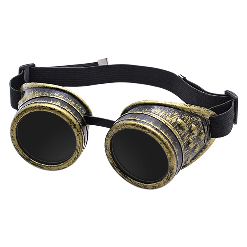 Welding Goggles E ROAOPP ретро черные очки тяжелый металл стимпанк готический стиль очки для сварки очки сварочные рабочие защитные очки - Цвет: Welding Goggles E