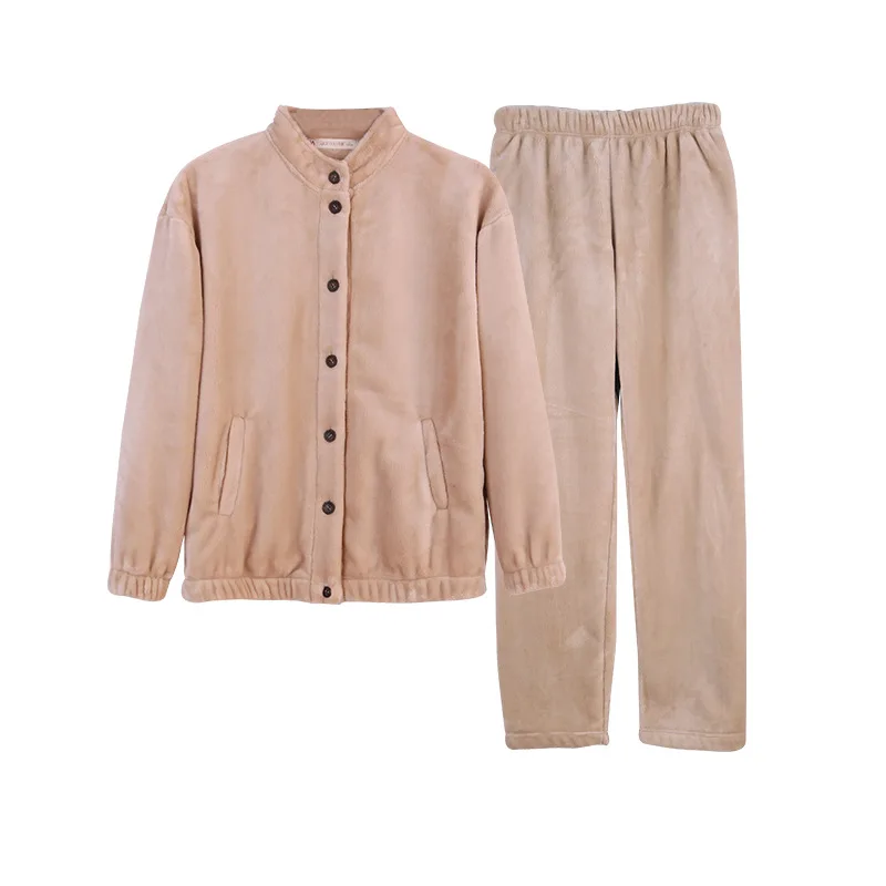 

Зимний женский кардиган, двустороннее Фланелевое домашнее платье, плотная Фланелевая Пижама