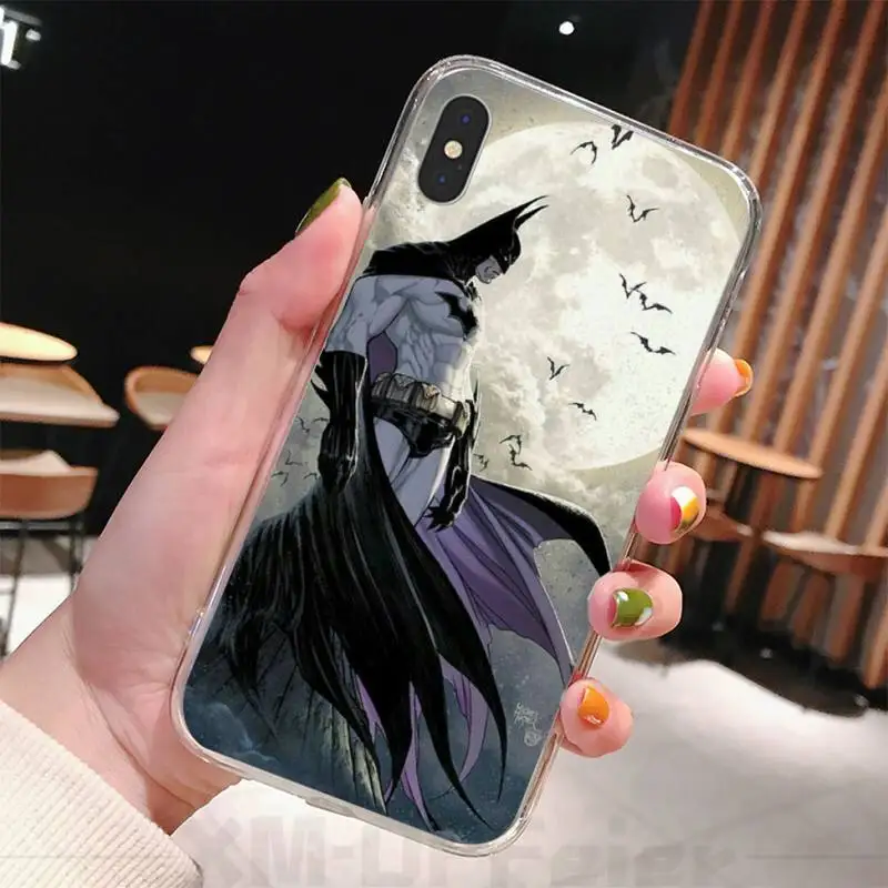 Мягкий силиконовый чехол для телефона LJHYDFCNB The Bat Man из ТПУ iphone 6 6s plus 7 8 X XS XR MAX 11 pro Pro