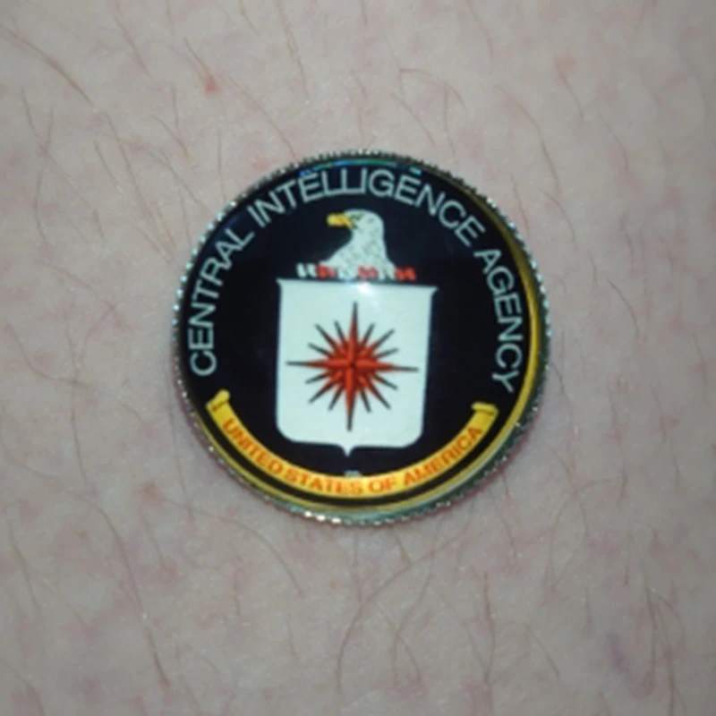 JWEIJIAO горячая Распродажа стеклянный кабошон брошь в стиле милитари The great seal of the