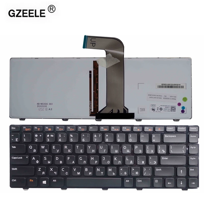 Русская клавиатура для ноутбука GZEELE DELL XPS X501L X502L 15 L502X L502 черная без подсветки RU