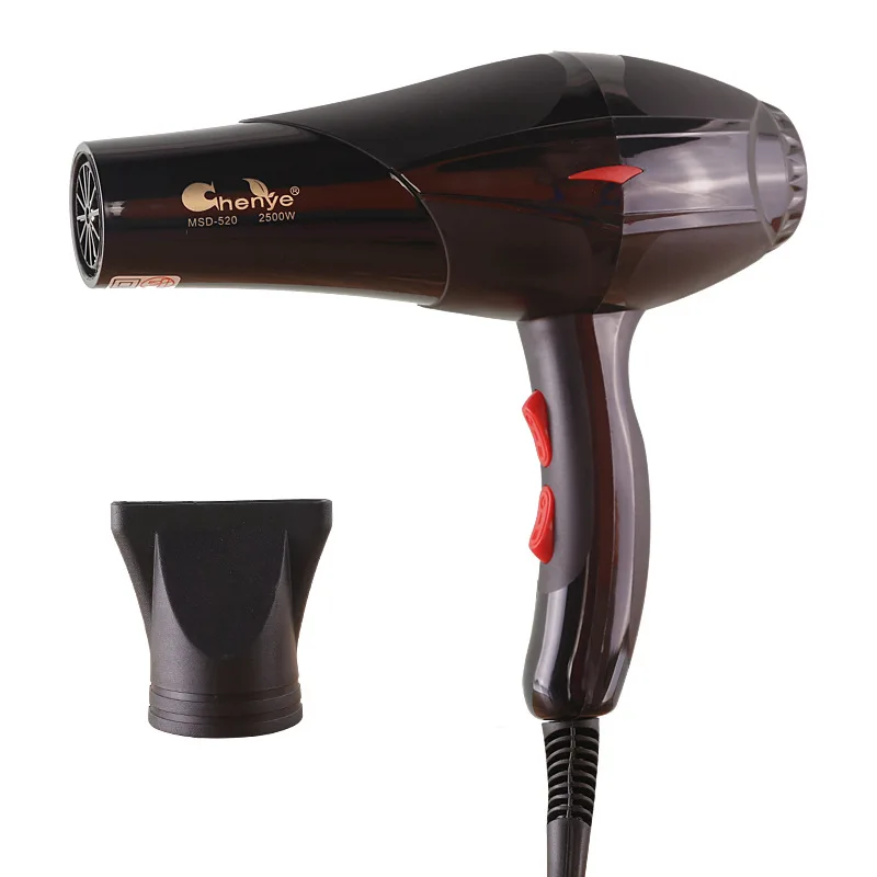 

2500W Professional Salon Hair Dryer High Power Hair Dryer Homeuse Strong Wind Hair Styling Tool with Nozzles 220V Dryer Machine