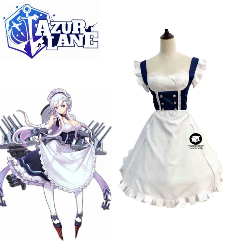 

Game Azur Lane Belfast Cosplay Costume Dress Halloween Costume For Women Men Adults Custom Made