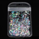 Голографические буквы алфавита, 5 цветов, массивные, блестящие, из смолы, праздничные, массивные буквы, смешанные блестки, 2 г на N26 20, Прямая поставка