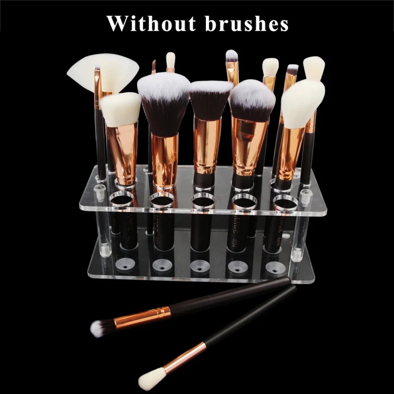 Новая квадратная стойка для сушки подставка косметических кистей полка