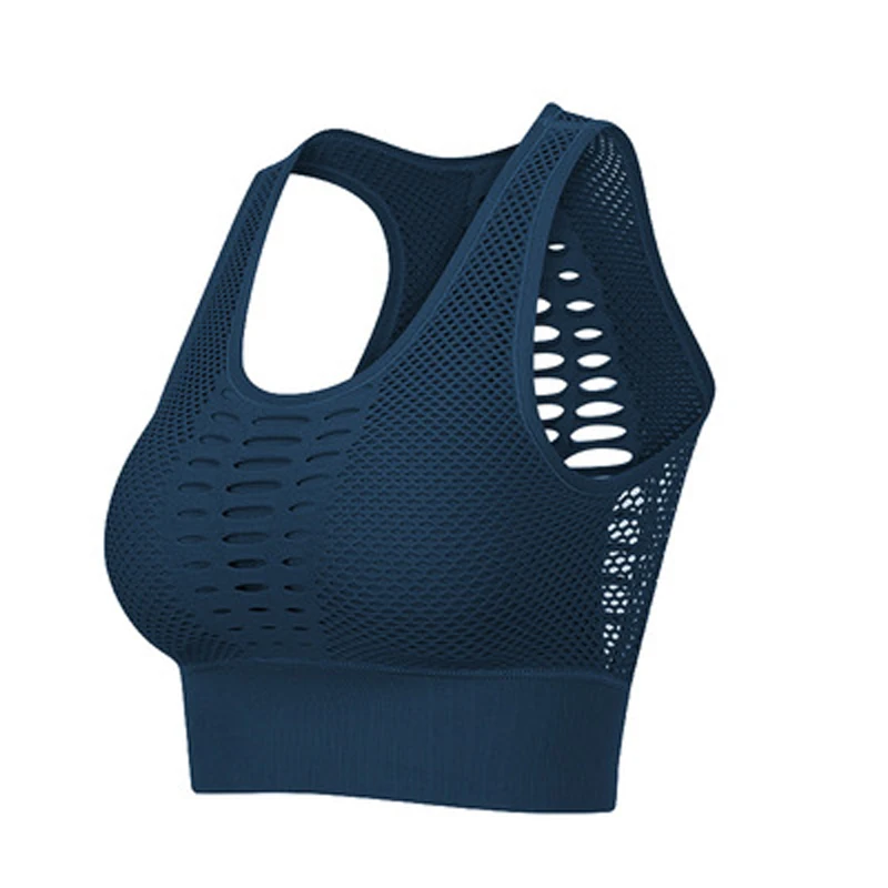 

Sports Top Vest Beauty Back Sports Bra Top Shock-Proof Gathering High-Intensity Sport Bh Yoga Underwear Fitness Bra
