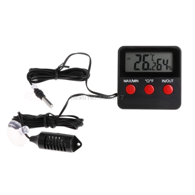Цифровой термометр гигрометр для домашних животных измеритель температуры и