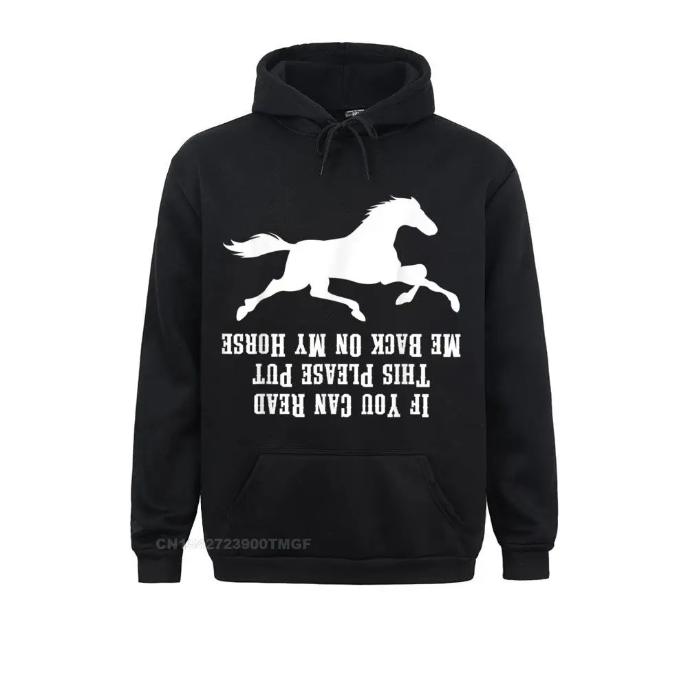 

Funny Please Put Me Back On My Horse Funny Horse Lover Hoodie Crazy Sweatshirts Women's Hoodies Long Sleeve Clothes Summer Fall