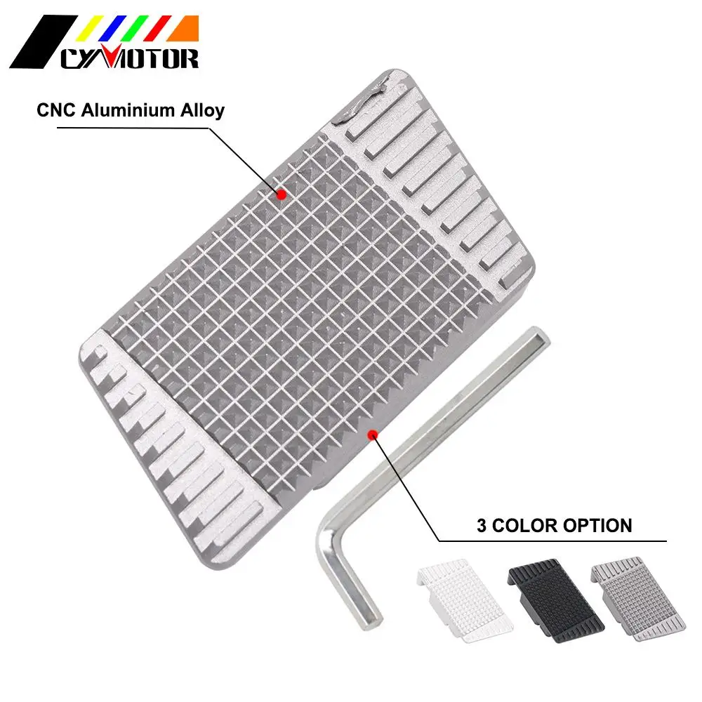 

Мотоцикл CNC педаль заднего ножного тормоза рычаг Peg Pad Увеличение расширение пластина для BMW S1000 S1000RR HP4 S 1000R 1000RR 2009-2018