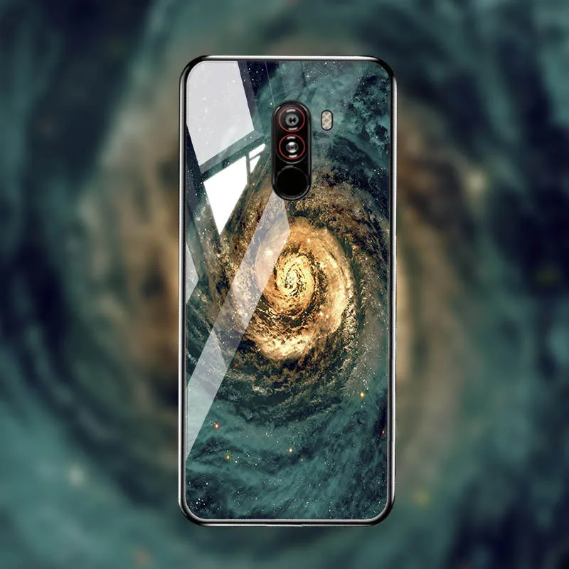 M040 Чехол из закаленного стекла для Xiaomi mi 8 9 SE 9T A3 чехол s Star Space Coque для Xiao mi Pocophone F1 mi x 2S Red mi Note 7 8 Pro - Цвет: M040