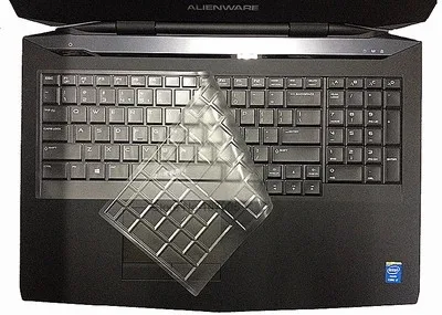 Прозрачная клавиатура из ТПУ защитный чехол для Dell Alienware M17X M17 R5 R6 Alw17R 4728S 2013-2014