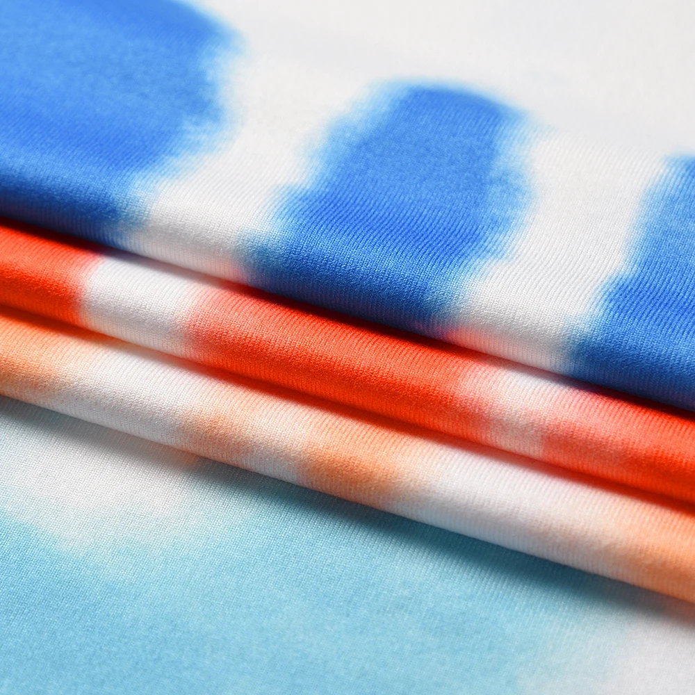 

Fashion Autumn Winter Tie Dye Printed Sweatshirt Women's Long Sleeve Round Neck Loose Plus Size Gradient Female Girls Streetwear