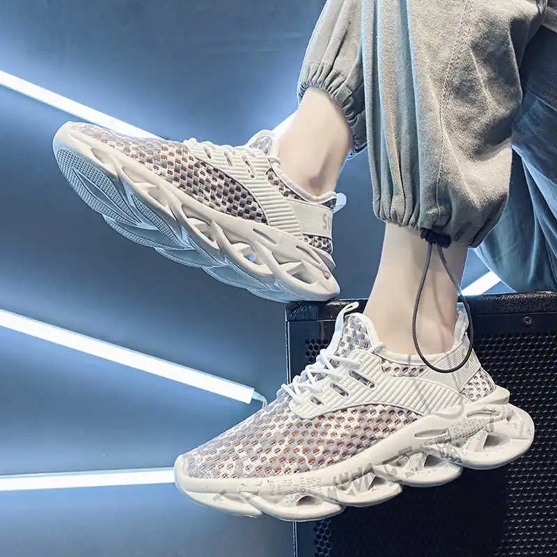 

Men's Breathable Sports Shoes, Mesh Sports Shoes, Light, Soft, Summer, Novel