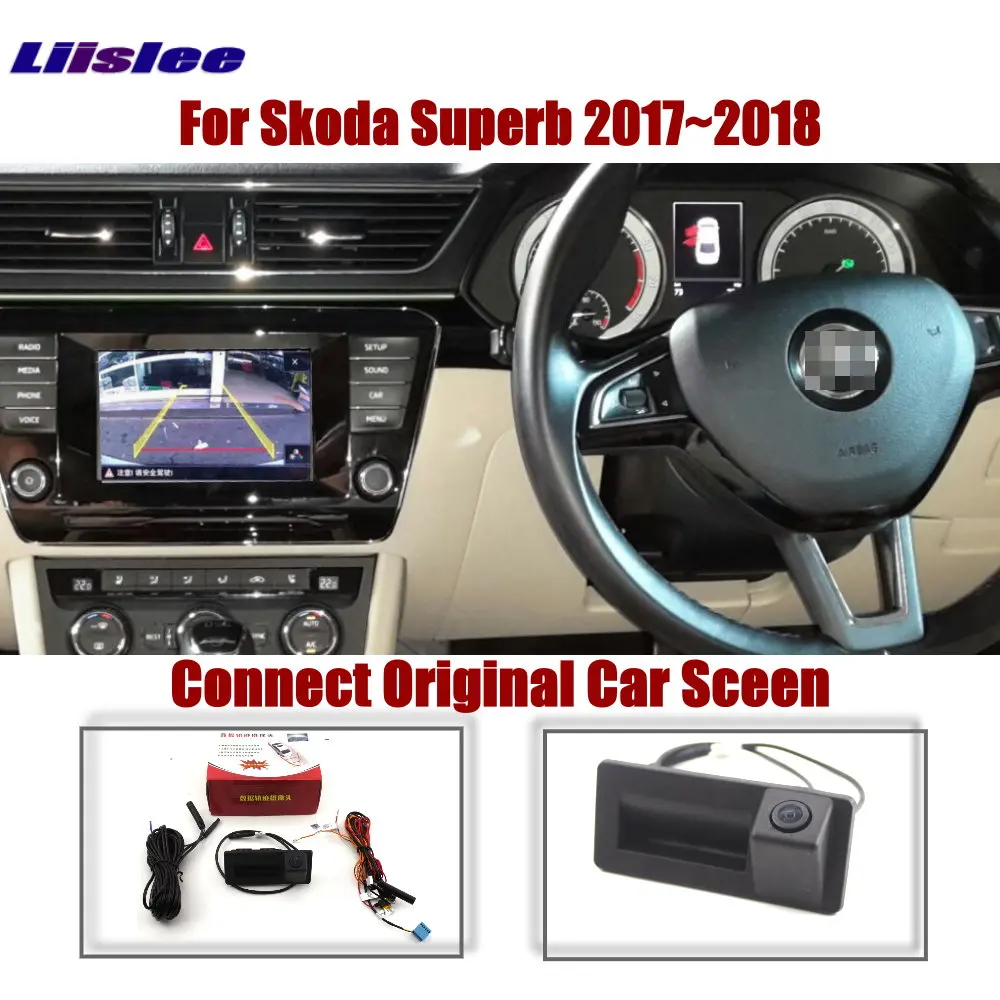 Автомобильная парковочная система с оригинальным экраном обновленная для Skoda