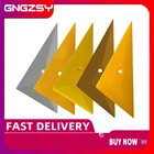 Серебро треугольный скребок виниловые Угловые ремонтные обои наклейка на окно автомобиля резиновая Швабра для окрашивания желтый Go Угловые инструменты A73 A48 A05