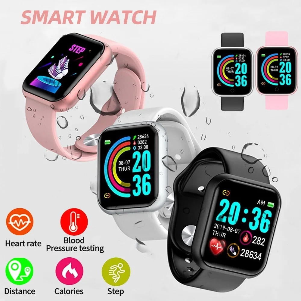 

OLIVEBEBE SmartWatch Fitness Tracker Digital Heart Rate Jam Tangan Wanita Lelaki Watch Men
