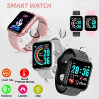 smartwatch fitness tracker digital heart rate jam tangan wanita lelaki watch men