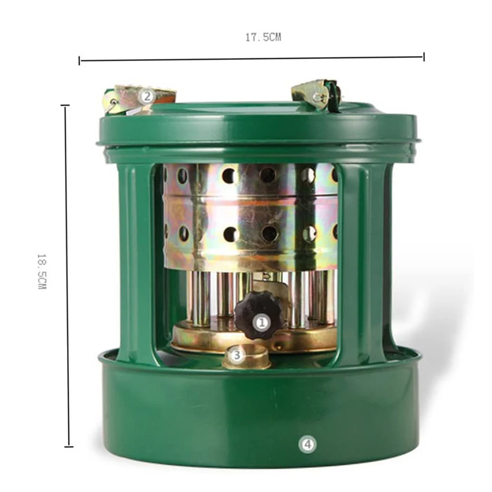 

Portable Camping Stove Heaters Outdoor 8 Wicks Kerosene Removable Picnic Cooking Stove Equipment for Picnic Cookware