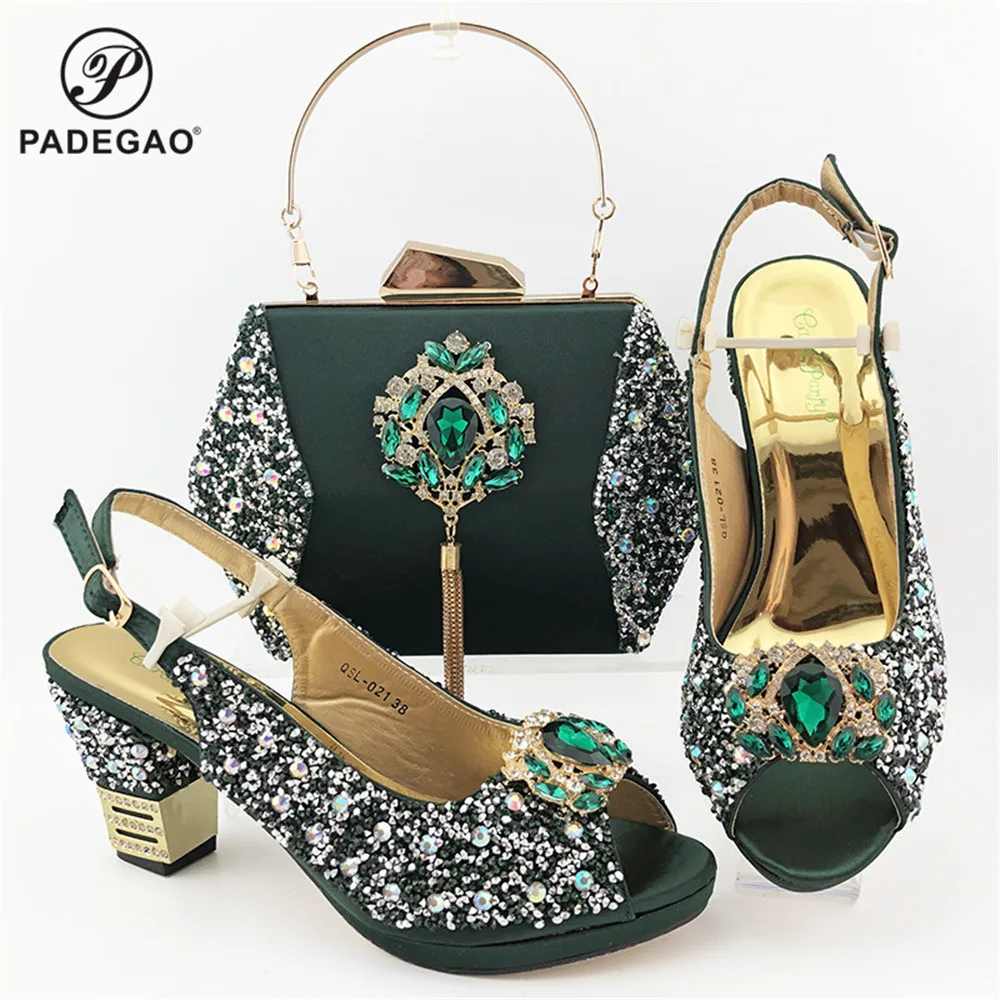 

Хит продаж; Женская Популярная Новое поступление; Итальянский Женский комплект из обуви и сумки высокого качества; Босоножки на низком кабл...