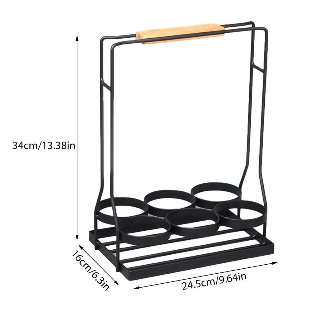 

Metal Wine Storage Rack Stable Holds Up To 6 Bottles Wine Stand Holders Bar KTV Portable Display Cabinet Organizer
