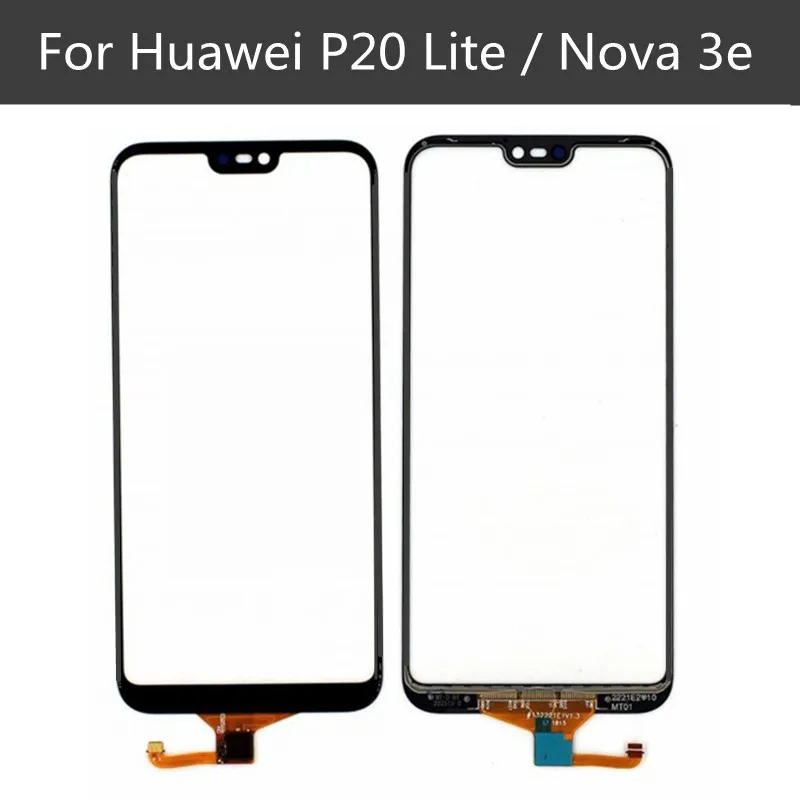 Стеклянная панель сенсорного экрана для Huawei NOVA 3E / P20 LITE дигитайзер с сенсорной