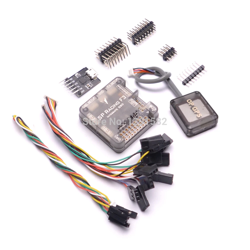 Мини OP GPS + Acro / Deluxe Версия PRO SP Racing F3 Контроллер полета интеграция OSD для QAV210 QAV250