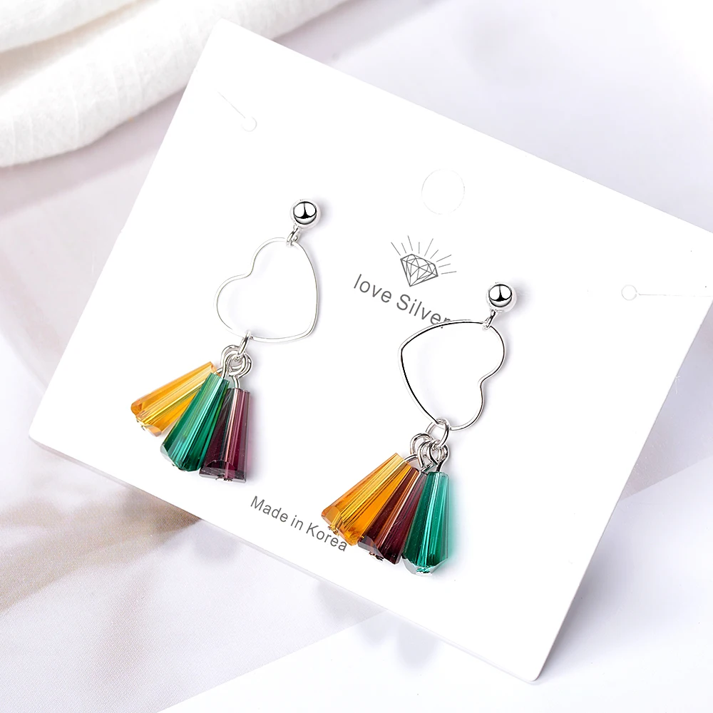 

Серьги-кисточки женские из серебра 925 пробы