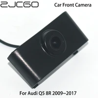 zjcgo ccd car front view parking logo camera night vision positive for audi q5 8r 2009 2010 2011 2012 2013 2014 2015 2016 2017
