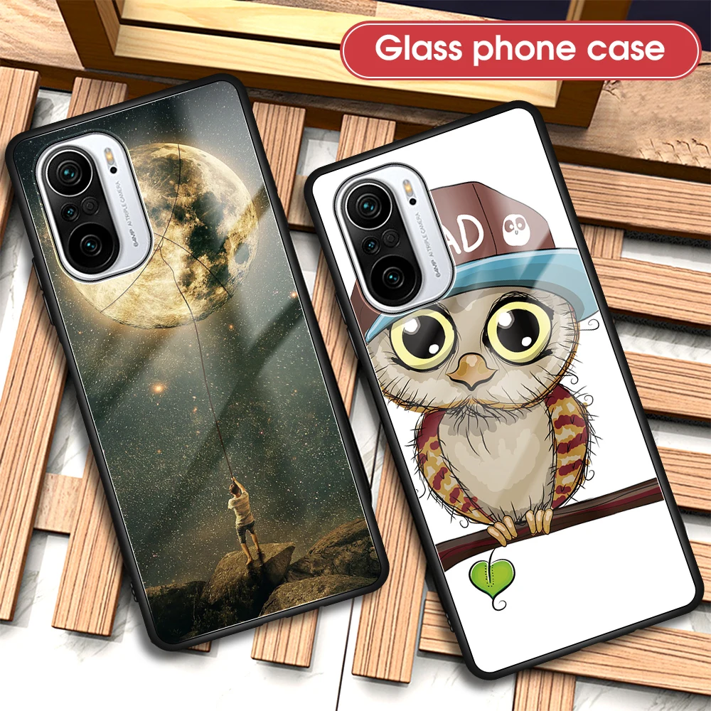 

Starry Sky Tempered Glass Case For Xiaomi Redmi Note 10 Pro Max Painted Glass Star Space Phone Cover for Redmi Note 10 Pro 10S