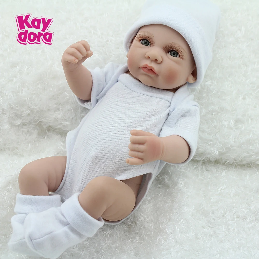 KAYDORA 10 дюймов перерожденные куклы Младенцы реалистичные Мини Bebe Menino Menina Ванна