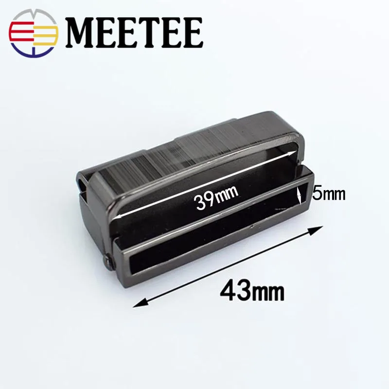 Кожаный ремень Meetee, ширина 39 мм, пряжка для ремня, мужской ремень, пряжка, сделай сам, кожа, аксессуары для джинсов