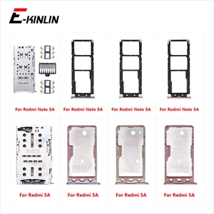 Гнездо для sim-карты Слот лоток ридер Держатель Разъем Micro SD адаптер контейнер для XiaoMi Redmi 5A Note 5A запасные части