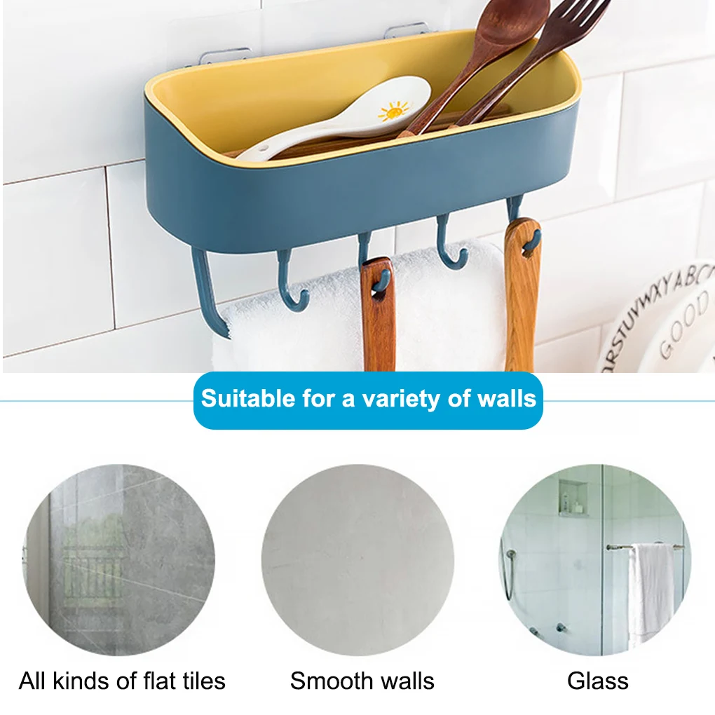 

Schlag Kostenloser Kunststoff Badezimmer Regal Dusche Wand Montiert Shampoo Halter Lagerung Rack Organizer Hause Dekoration Bad