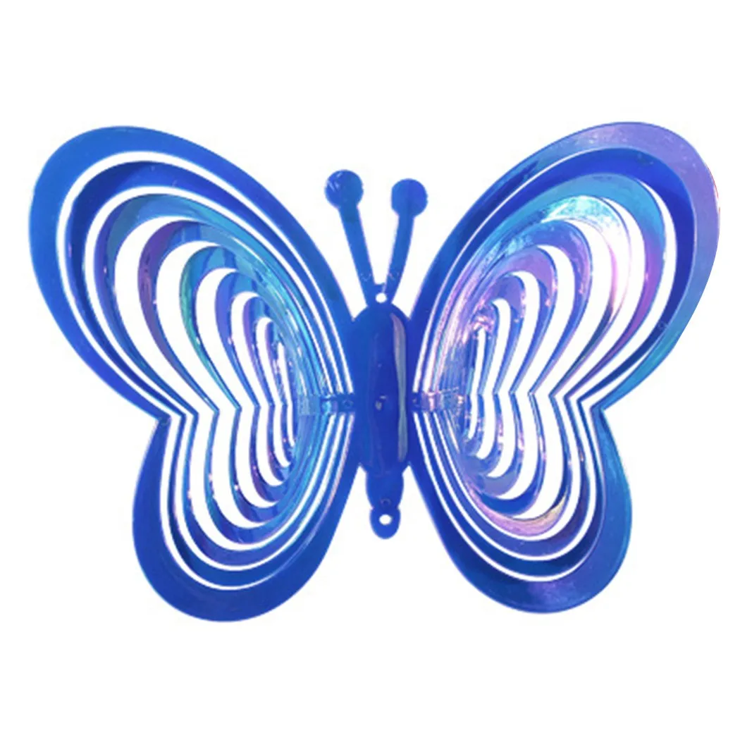 

Butterfly Wind Spinner Catcher Color For Yard Outdoor Red Spinner Wind