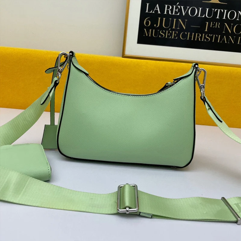 

Женская модная сумка через плечо с цепочкой, роскошный маленький кошелек, дизайнерская однотонная кожаная сумка через плечо с полумесяцем, ...