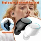 Миниатюрные наушники Bluetooth, беспроводные внутриканальные невидимые наушники-вкладыши, стерео гарнитура с микрофоном для xiaomi, Samsung, huawei
